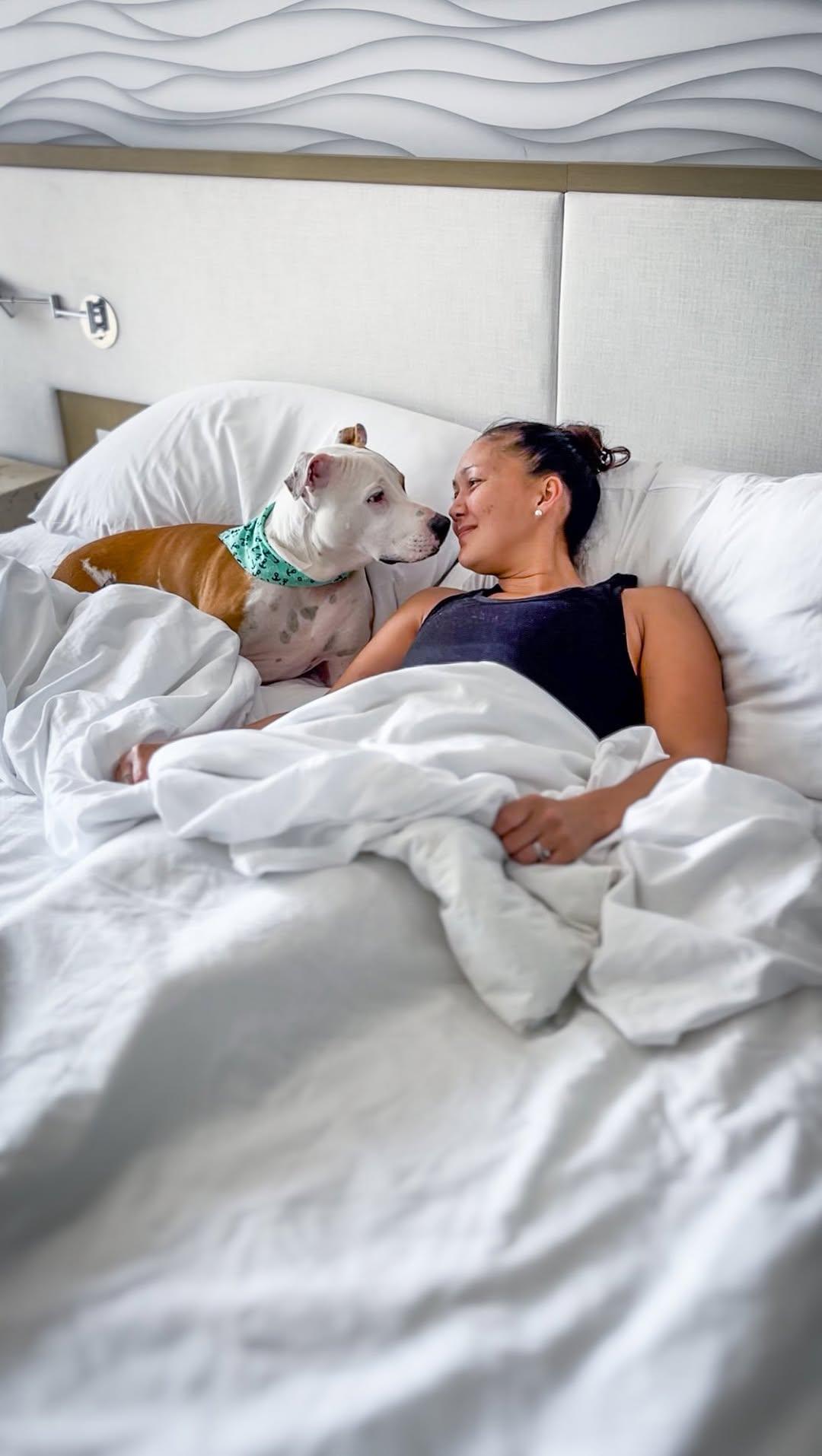The secret to our rock hard abs…We’re looking forward to our weekend workouts. 💪🏼
.
.
.
Workout | Fitness Tips | Weekend | Rock Hard Abs | Dog Mom | Buddies | Cozy | Sleep In | Hotel Zamora | Snuggle | Trending | Dog Reels | FYP