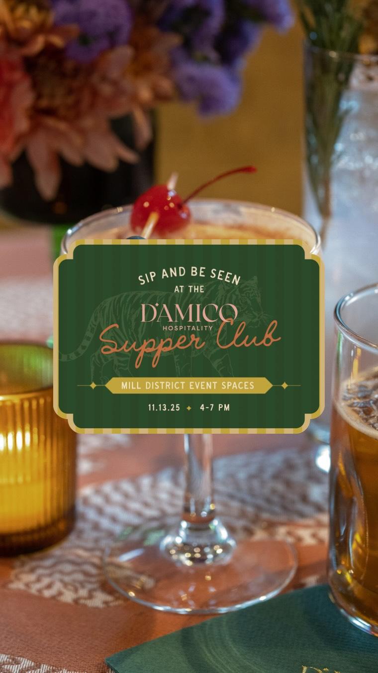 Venues that make us go ooh la la. 
🥃🍒

Last week, we celebrated the fabulous launch of @damicohospitality at @milldistricteventspaces, where Supper Club vibes were in full effect! From the moment guests entered, they were transported to a night of culinary delight amidst a distinctive setting where timeless architecture meets modern sophistication. 

For more information about hosting your next event with D’Amico Hospitality at Mill District Event Spaces, please visit damicohospitality.com/venues.

Venue: @milldistricteventspaces 
Menu + Hospitality: @damicohospitality 
-Chefs: @geoff.stout, @pastryleah, @blynk2013, @amberarcuri, @maxymo 
-Concept, Design & Planning: @msaltendorf, @madisonvolkmann 
-Cricut Queen: @kristenemily126 
-Operations: @stabems 
Design and Production: @rocketscience.events 
PR & Communications: @roepkepr 
Graphic Design: @mori.and.co 
Floral: @kindred.blooms 
Rentals: @apreseventandtent, @collectedrentals, @lineneffects, @prettycreative.events 
Installation and Lighting: @phosevents 
Photography: @annagrinetsphotography 
Videography: @voyageurmotionpictures 
Entertainment: @rockwithu 
Illustrator: @delacremstudio 
Valet: @uptownvaletinc 
Linen: @bbjlatavola 
Vinyl: @midwestdancefloors 
Ice: @mn.ice